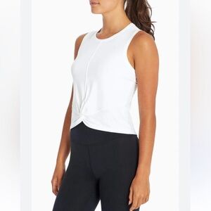 Zobha White Sleeveless twist front Crop
Tank Top
Zobha
Size: M